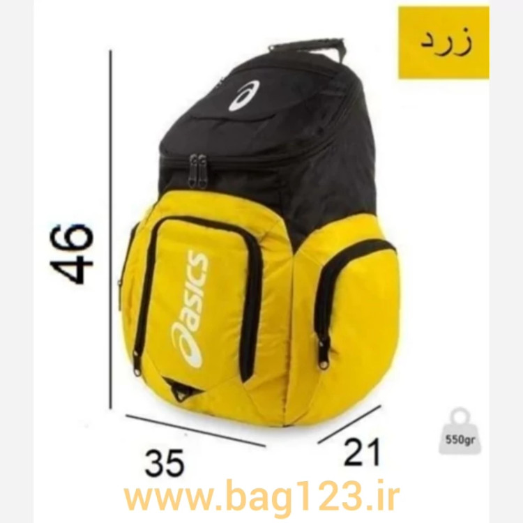 کیف کوله مدل سطلی مارک asics
